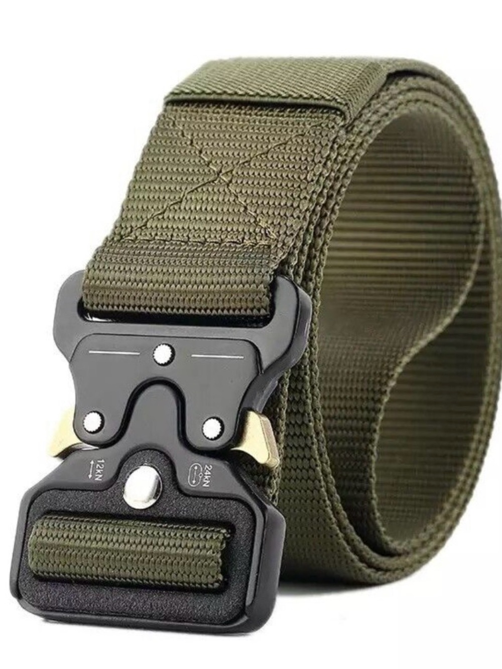 Tactical Olive Green Men's Web Belt